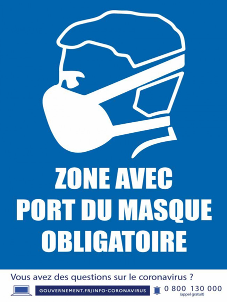  [ Informations masques en magasin ] 